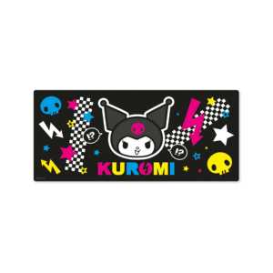 Tapis de bureau Kuromi XL, logo personnalisé imprimé, tapis de souris carré pour clavier, imperméable, chauffant, charge sans fil, tapis de souris de jeu 3 mm RGB - Product Image 2