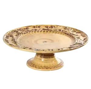 Soportes Decorativos de Alta Venta, Soporte para Tartas con Acabado Dorado para Mesa, Vajilla para Fiestas y Tartas de Boda, Postres - Product Image 1