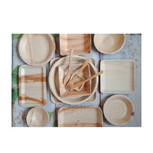 Platos de Hoja de Areca de Primera Calidad para Servir Alimentos y Catering - Product Image 1