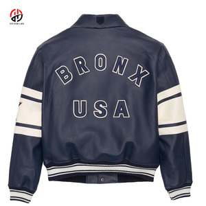 Prix de gros d'usine, veste en cuir de qualité supérieure, authentique, personnalisée, élégante, Avirex, best-seller - Product Image 2