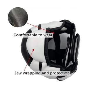 High-Quality Premium Leather <b>Head</b> Guard for Boxing, MMA, and Muay Thai Custom Designs - Product Image 2