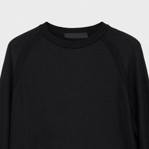 Men's High Quality 100% Cotton Winter <b>Sweater</b> Customizable Black Outfit Coolmax Technology Anti-Wrinkle Anti-Shrink Breathable - Product Image 2