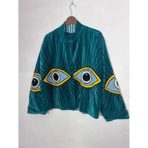 Veste Suzani colorée de qualité pour un usage décontracté ou formel, parfaite pour toutes les saisons, disponible à un prix attractif. - Product Image 4