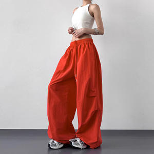 Pantalones de chándal de algodón transpirable Conjuntos de joggers para mujer Diseño de ropa de calle con logotipo personalizado con cierre de cintura elástica - Product Image 5