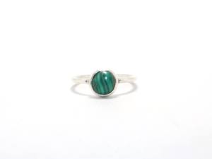 Malachite dernière bague de conception classique belle bague en argent malachite faite à la main en argent Sterling 925 bagues personnalisées bijoux en gros - Product Image 3
