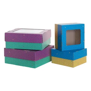 CreaBox Boîte Cadeau Personnalisée avec Fenêtre, Articles Promotionnels Personnalisables pour Fêtes - Product Image 4