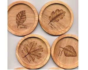 Hot Sale High Quality Walnut <b>Teacup</b> Coasters Custom MDF Drink Coaster Handmade Acacia Wood for Coffee Classic Mango Wood - Product Image 1