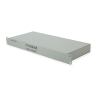 Boîtier de batterie pour projet PCB en aluminium, fabrication sur mesure de tôles pliées de précision, montage en rack 1U 19 pouces, OEM
