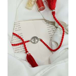 Rakhi de Plata 925 con Colgante de Om, Joyería Rakhi con Diamante y Perla, Hecho a Mano en India para Fiestas - Product Image 5