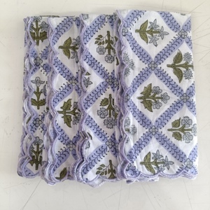 Hand Block Printed Embroidery Cloth Napkins Assorted Designs Premium <b>Table</b> <b>Linens</b> and Accessories, <b>Christmas</b> party decor gifts - Product Image 1