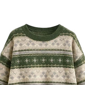 Suéteres de mujer transpirables de manga larga de invierno superventas al por mayor Diseño Popular personalizado suéteres de secado rápido de talla grande - Product Image 6