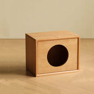MODULAR MODERN ACACIA WOOD STORAGE BOX STACKABLE <b>WOODEN</b> STORAGE ORGANIZER <b>CRATE</b> FOR HOME & OFFICE 0013 - 06 - Product Image 1