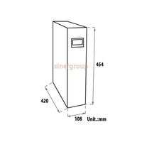 Système de microfiltration d'eau pour évier compact ECOTT, filtre Everpure, choix d'ultrafiltration, compatible UV et soda