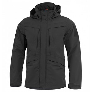 100% Polyester matériel fait hommes Softshell veste entièrement fermeture éclair hommes Softshell veste prix raisonnable Softshell hommes vestes - Product Image 3