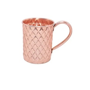 Moscow Mule Mug 100% Pure Solid Copper Mugs embossed Copper Cups With Black <b>Box</b> Gift Packing Retail Packing Logo Printed - Product Image 3