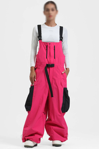 Custom Logo Unisex <b>Ski</b> Overalls Bib Pants Insulated Waterproof Windproof Plus Size Taped Seams Snowboarding Clothes - Product Image 2