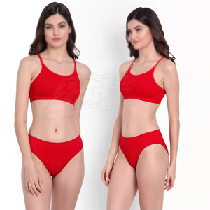 Women Push Up <b>Bra</b> Set Soft Breathable Cotton Lingerie Set Fashion Women <b>Bra</b> and Panty Set Customized - Product Image 5