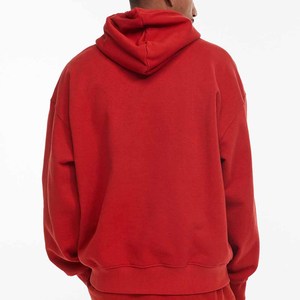 Custom Men Oversize Hoodie 360GSM-450GSM Fleece Hoodie Custom 100% Cotton <b>Sweatshirt</b> High Quality <b>Plain</b> <b>Sweatshirts</b> - Product Image 4
