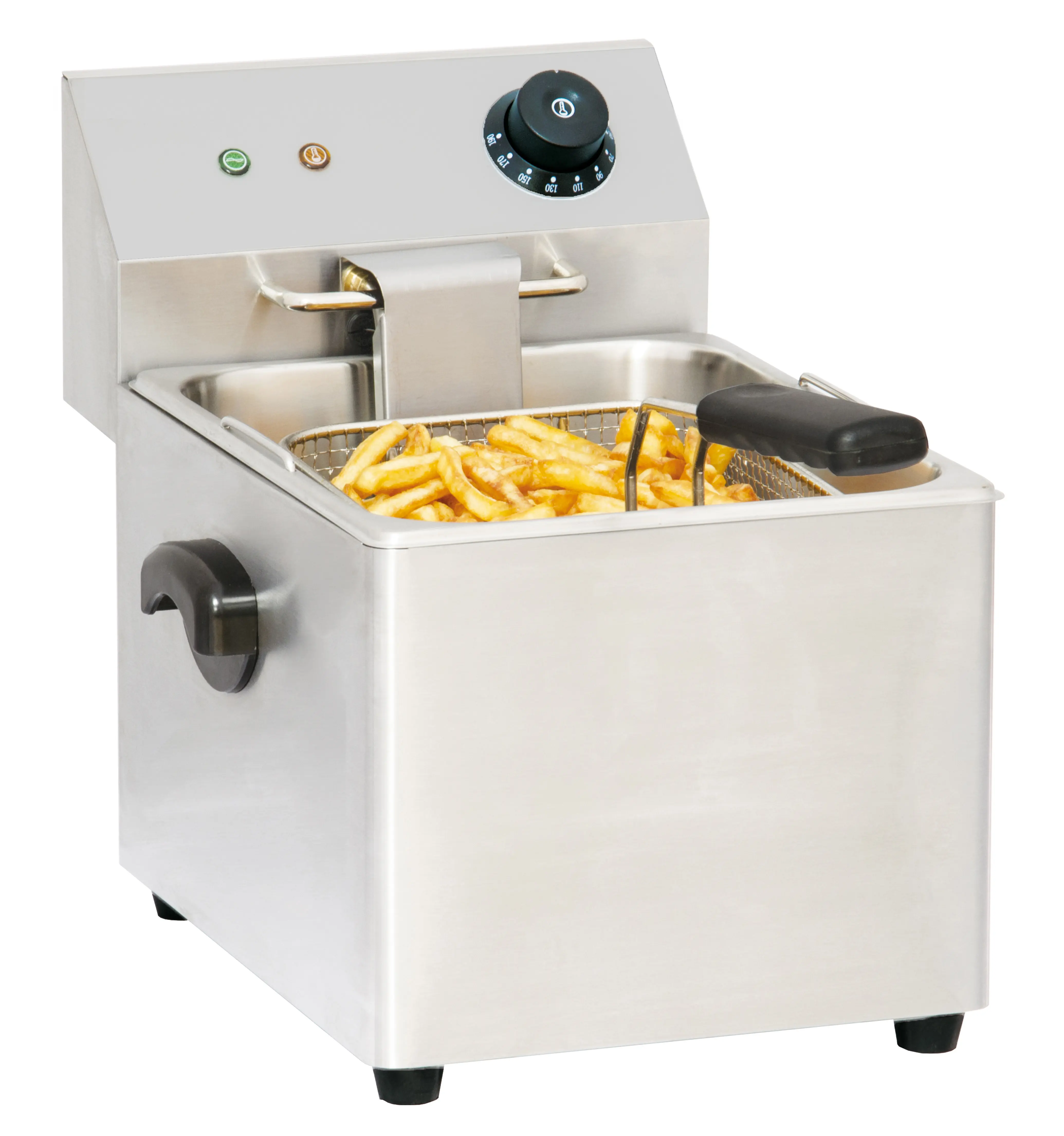 11L वाणिज्यिक उपयोग 1 Sinle टैंक बनाने ख़त्म खाद्य बिजली के मिनी Kfc चिकन फ्रायर दबाव गहरी Fryers
