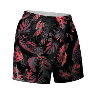 Venta directa de fábrica Pantalones cortos de algodón de verano para hombre High Street Cintura elástica Logo vintage Decoración para gimnasio Sublimación al aire libre - Product Image 4