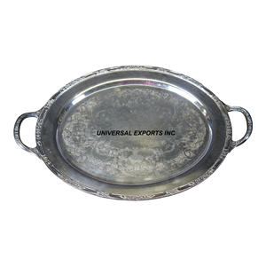 Plateau à chocolat ovale en métal Plateau à chocolat fait à la main de qualité supérieure Vente chaude Nouveau plateau à chocolat design - Product Image 6