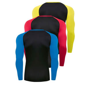 เสื้อรัดรูปแขนยาวสำหรับผู้ชายเสื้อวิ่งฟิตเนสยิมเสื้อรัดรูปแขนยาวแบบกำหนดเองสำหรับผู้ชาย2025 - Product Image 2