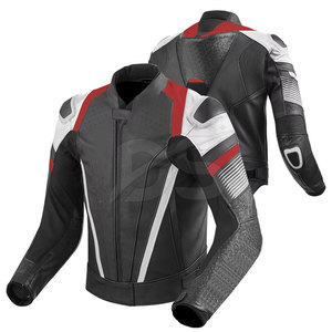 เสื้อแจ็คเก็ตขี่มอเตอร์ไซค์ หนังวัว กันลม ป้องกัน สำหรับขี่ในฤดูหนาว คุณภาพสูง - Product Image 3