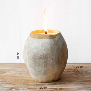 Accessoires de bougie en teck Sofia de meilleure qualité pour la maison Design moderne en bois massif pour le salon extérieur Hôtel-Offre Spéciale! - Product Image 3