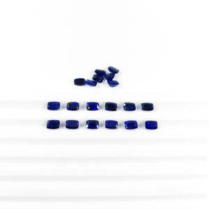 Piedras de Zafiro Azul Natural de Bangkok, Corte Cojín, Calibradas, 3x5mm y 6x4mm, Corte Brillante, Nombre de la Gema: Gemas Naturales - Product Image 4