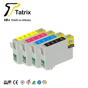 Tatrix T0681 T0682 T0683T0684エプソンスタイラスCX6000WorkForce610用の色互換プリンターインクカートリッジ
