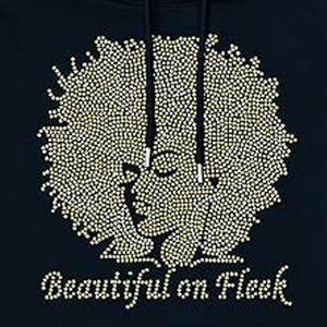 Sweat à capuche confortable avec strass fabriqué sur mesure au Pakistan avec logo Prix du motif imprimé en polyester 100% pour l'hiver - Product Image 6