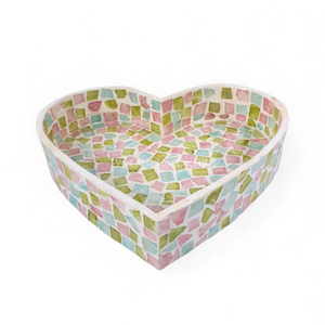 Plateau romantique en nacre pour cadeaux, plateau de service naturel, plateau en coquille, fabriqué directement au Vietnam - Product Image 4