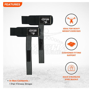 Poignet d'haltérophilie personnalisé de marque privée Sangles de levage personnalisées populaires Sangles de poignet - Product Image 2