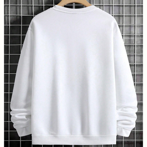 2024 Mejor diseño OEM 100% algodón Sudadera de cuello redondo de gran tamaño en blanco Hombro de peso pesado Sudadera con capucha totalmente personalizada - Product Image 6