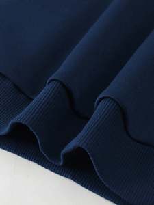 Sweat à capuche unisexe personnalisé de qualité supérieure, broderie unie, streetwear, polaire, 100% coton, blanc, vintage, surdimensionné, délavé à l'acide - Product Image 4