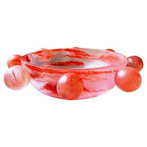 Plat de service en résine décoratif pour la maison, art moderne, fabriqué en Inde, poli à la main, d'origine indienne, écologique, durable, compatible lave-vaisselle - Product Image 4