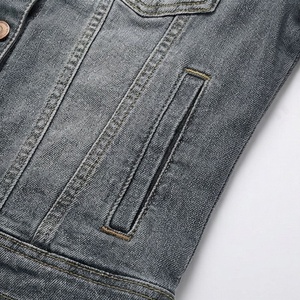 Chaqueta Vaquera Corta de Mezclilla para Mujer, Color Personalizado, Mezcla de Algodón, Forro, Botones, Invierno, Suministro al por Mayor, Top de Moda - Product Image 5