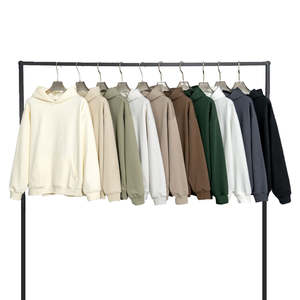 Sudadera con Capucha Unisex de Algodón de Alta Calidad, 380g, Sin Cordones, con Hombros Caídos, Ecológica, Forrada, Lisa, Bordada - Product Image 3