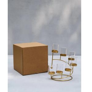Unique Design Brass <b>Tealight</b> <b>Candle</b> Holder with Multiple Holders for Festive Celebrations for Export Price - Product Image 4