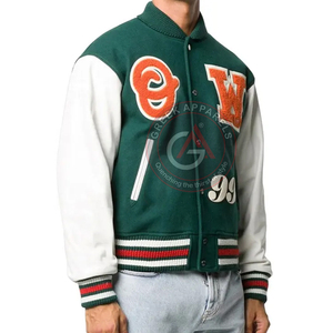 Premium Quality <b>Fleece</b> Custom Baseball Letterman Varsity <b>Jackets</b> Top Quality Wholesale Factory Price <b>Jacket</b> - Product Image 4