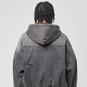 เสื้อฮู้ดสวมหัวโอเวอร์ไซส์ของผู้ชายเสื้อสเวตเตอร์พิมพ์ลายตามสั่งปักลายไซส์ใหญ่พิเศษจากโรงงาน - Product Image 4