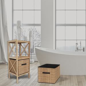 Panier en fil de bambou pliable - MSV. - Product Image 3