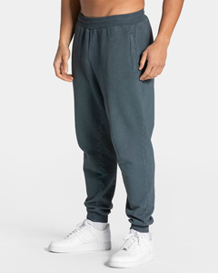 Nouveau design de sweat à capuche et pantalon de survêtement bleu marine délavés à l'acide vêtements de gym et de sport en molleton de coton survêtements pour hommes pantalons pour hommes - Product Image 4