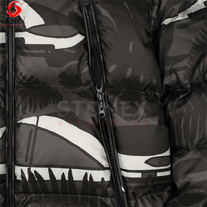 Chaqueta acolchada hecha a medida de alta calidad para hombre, recién llegada, con capucha de invierno con tela de lona, precio superior a la moda con etiqueta privada - Product Image 6