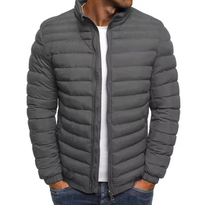 Blousons matelassés, blousons bombardiers pour hommes, résistants, pour l'extérieur, imperméables, vente en gros, manteaux d'hiver avec étiquettes et labels personnalisés - Product Image 5