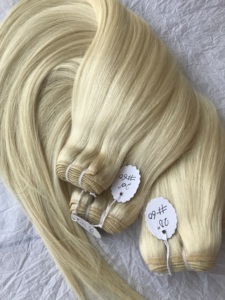 Wholesale Cambodian Malaysian Cuticle Aligned Straight Smooth #60 Silky Wefted Remy Virgin Human Hair Extensions India Vendor - Product Image 4