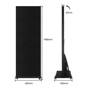 Nhà máy phổ biến có thể gập lại 4K8k trong nhà p2.5 HD LED nuôi màn hình cho trung tâm mua sắm quảng cáo lớn cho phương tiện truyền thông & Chào mừng hiển thị - Product Image 2