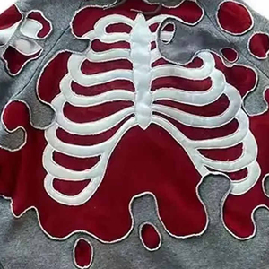 Sudaderas con Capucha de Algodón 100% Personalizadas de Primera Calidad, Nueva Moda 2025, Parche Bordado, OEM, Venta al Por Mayor, Ropa Casual para Hombre, Estampadas - Product Image 4