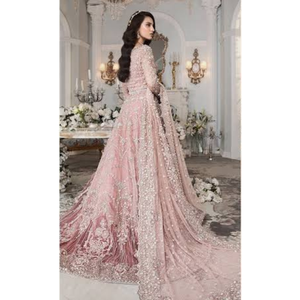 Robes de soirée Punjabi Designer robes formelles pakistanaises indiennes avec travail manuel brodé nouvel article toutes les tailles disponibles - Product Image 4