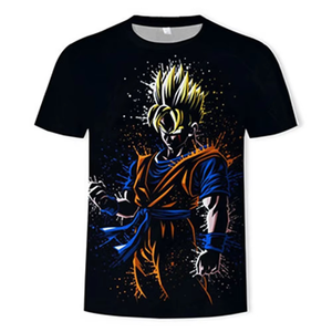 Las Mejores Camisetas de Manga Corta Casuales de Gran Tamaño, 100% Algodón, 200 Gramos, Tejidas, con Estampado Tie-Dye, Resistentes al Encogimiento, para Hombre - Product Image 4